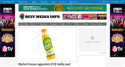 Desktop Screenshot of bestmediainfo.com